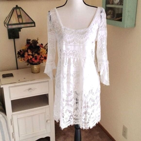 Free People Lace Dress or Cover Up - Picture 2 of 11